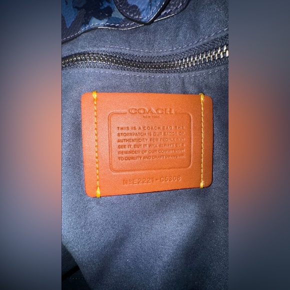 SOLD Coach Field Tote 40 with Camo Print - Picture 6 of 6